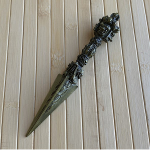 Пуэрное шило-нож в старом стиле из медного сплава золотистое